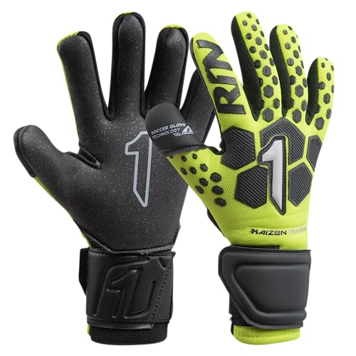 Luvas de Guarda-Redes RINAT Kaizen Preto (Tamanho Único) Rinat - Roupa - borracha natural, conforto, suavidade, LATech