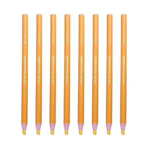 Lápis de Cera NUOBESTY 12 Unidades (Amarelo - 1.7 x 2.5 x 10 cm) NUOBESTY - Instrumentos de escrita e desenho - 12 unidades, amarelo, 1.7 x 2.5 x 10 cm