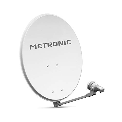 Antena Parabólica METRONIC 498150 Universal METRONIC - Pontes e roteadores - antena parabólica, universal, branco, plástico