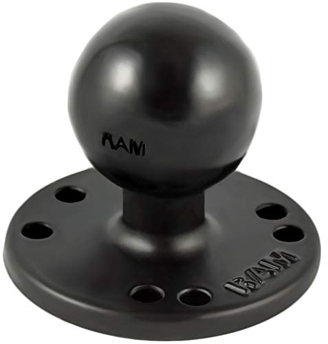 Suporte RAM MOUNT RAM-202U (Universal - Preto) RAM Mounts - Placas de base de poste - universal, alumínio, preto, 6,35 cm