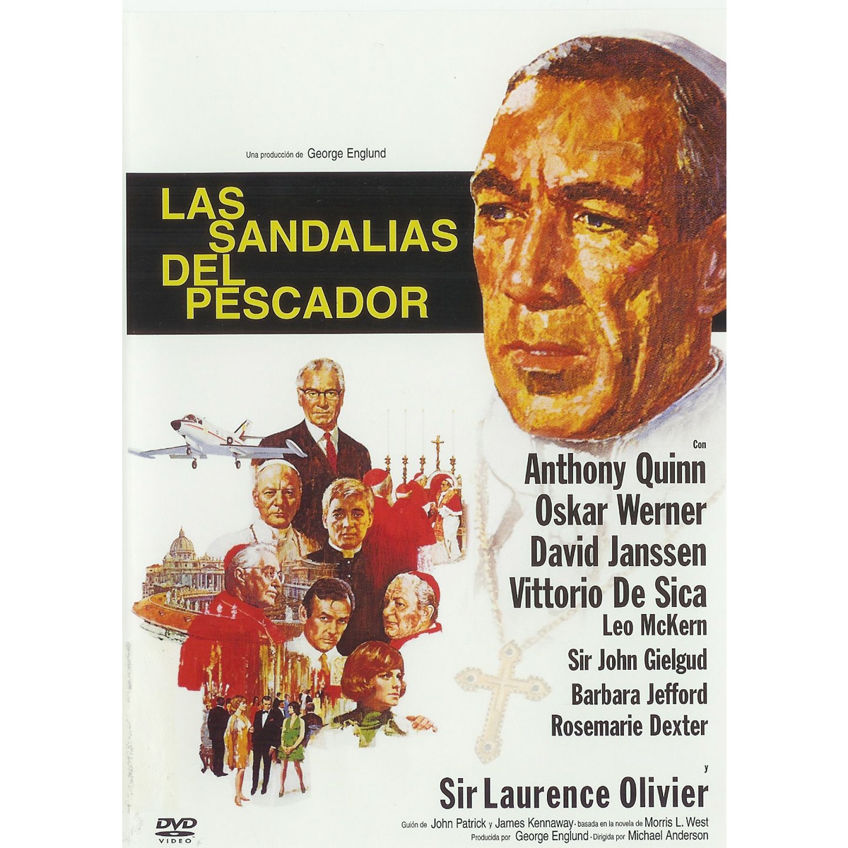 DVD Les Souliers De Saint Pierre (Edição em Espanhol) FOX (WARNER) - Dvds e vídeos - dvd, souliers, santo pietro, edição espanhol