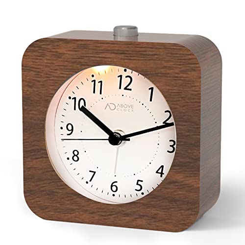 Relógio de Mesa ABOVE CLOCK Madeira (Castanho - 8 x 10 x 4 cm) aboveClock - Relógios despertadores - relógio, mesa, madeira, castanho