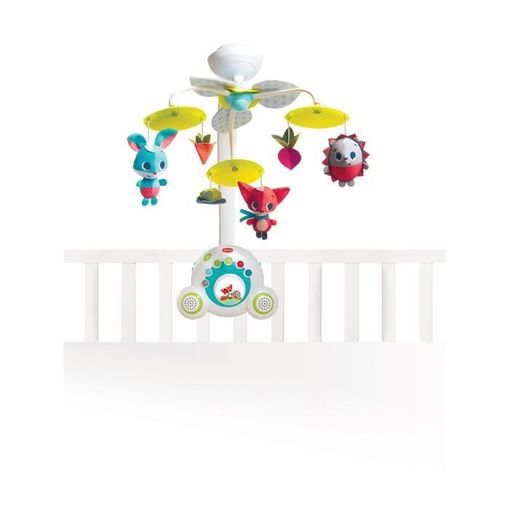 Móbil para Cama Tiny Love Soothe'n Groove Mobile Meadow Days Tiny Love - Móbiles para bebê - música, portátil, cama, 18 melodias