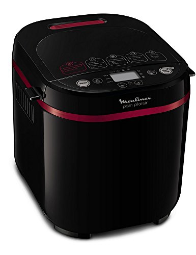 Máquina de Pão Moulinex Pain Plaisir 1Kg (Preparação de Alimentos a Frio) Moulinex - Máquinas de fazer pão - máquina de pão, moulinex, pain plaisir, 1kg, preparação de alimentos a frio