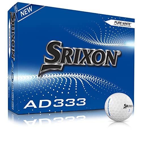 Golpes de Bola SRIXON AD333 (12 Unidades) Srixon - Bolas de golfe - iomomer, 72 compressão, 0.97 densidade, 4 cm diâmetro
