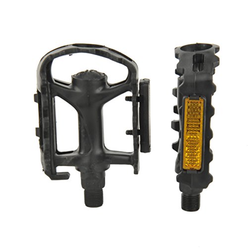 Pedal para Bicicleta FISCHER Mtb Pedal Preto Fischer - Peças da transmissão da bicicleta - anti-deslizante, resistente a impactos, refletor, StVZO aprovado