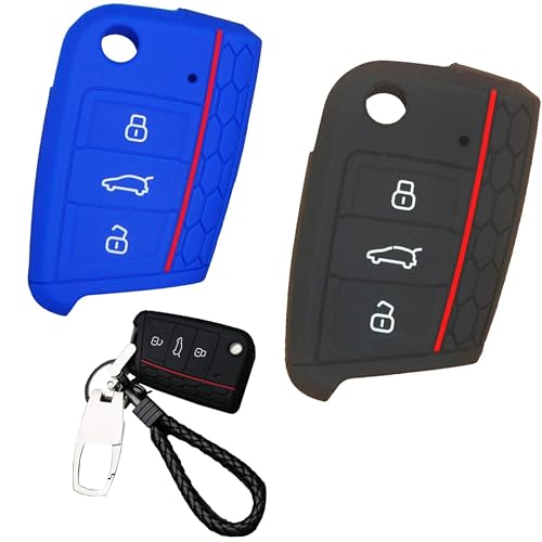 Capa para Chaves Volkswagen Golf DXIA 2 Peças XZ - Alarmes e fechaduras de veículos - volkswagen golf, 2 peças, proteção, conforto