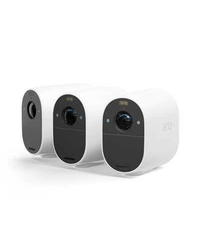 Câmara de segurança NETGEAR ARLO Essential Spotlight X 3 Arlo - Câmeras de vigilância - 1080p, 130°, visão noturna, wi-fi
