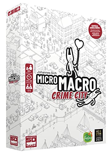 Livro Micro Macro de Jürgen Schmidinger (Alemão) SD GAMES - Jogos de tabuleiro - cooperativo, detectives, casos criminais, motivos