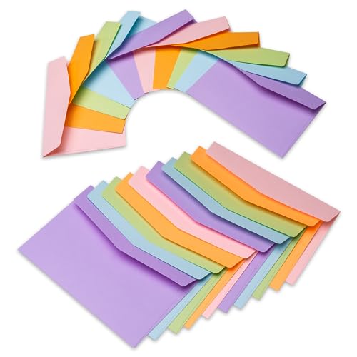 Caixa de Correio 40 Breviários Coloridos 16X11Cm 130G/M² Sem Janela Noa Home Deco - Envelopes - 40 folhas, 130g/m², sem janela