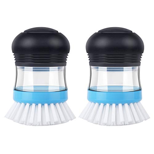Escova de Palma para Dispensadores de Sabão MR. SIGA Ningbo Shijia Cleaning Tools Co., Ltd. - Escovas de limpeza - escova de palma, dispensadores de sabão, mr. saga, 2 cabeças, pega antideslizante