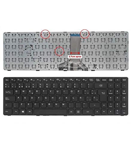 Teclado LENOVO 6385H-SP PK1310E1A12 PK131OE1A12 Portatilmovil - - Teclados de substituição para laptop - teclado, portátil, numéricas, especiais