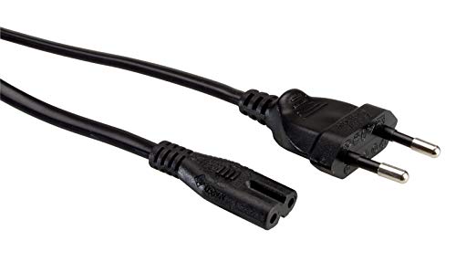 Cabo de Energia ROTRONIC (CEE7/16 - C7 - 1.8 m - Preto) ROLINE - Adaptadores de energia e carregadores - male, female, 1.8m, ceee716, c7
