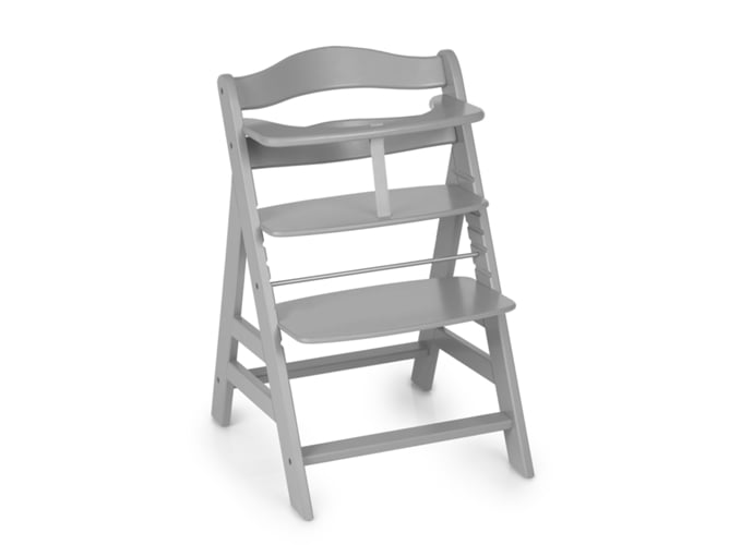 Cadeira Alta HAUCK Alpha Cinzento (Recondicionado Como Novo) Hauck - Cadeiras altas e assentos elevatórios - cinzento, madeira, 90 kg, recondicionado