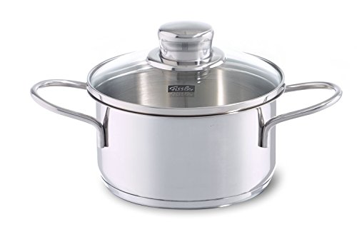 Caçarola de Alumínio com Tampa de Vidro FISSLER 12cm Fissler - Panelas de molho - alumínio, vidro, inox, 12cm, 500ml