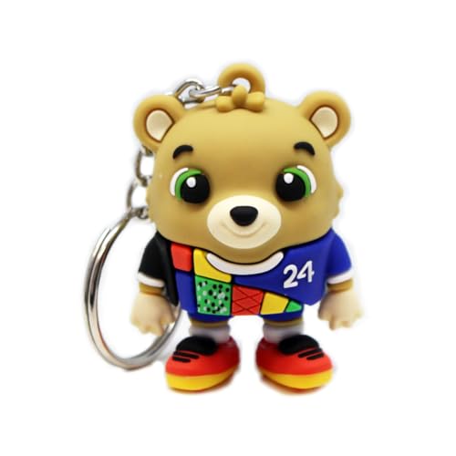 Porta-Chaves Uefa Euro 2024 Mascot Albert Globetrade - Porta-chaves - porta-chaves, UEFA EURO 2024, mascote albert, pvc, fio pendurar