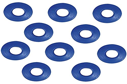 Tec Hit 363010 Conjunto de 10 Olhos de Serra Eléctrica Azul Tec Hit - Fixadores e fechos de artesanato - conjunto, 10 olhos, serra elétrica, azul, aço inoxidável
