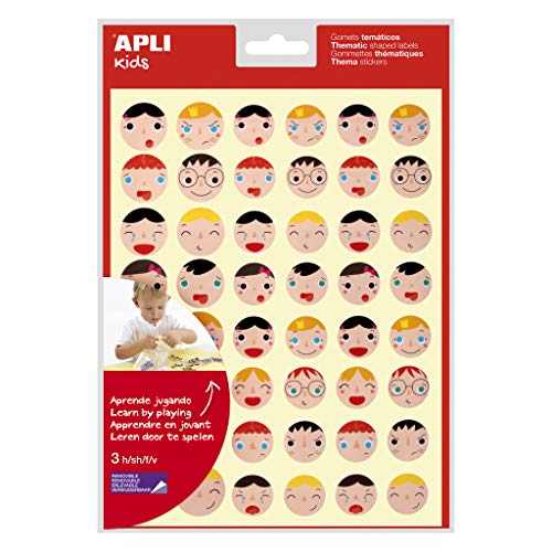 Autocolantes APLI Emotions (23 mm e 20 mm) APLI - Enfeites e acabamentos - autocolantes, apli emotions, 23mm, 20mm