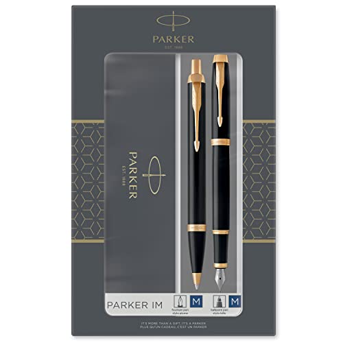 Caneta de Tinta Permanente PARKER 1931645 Newell Brands - Canetas - preto, resistente à água, 15 cm