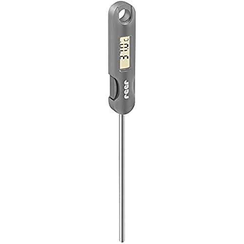 Termómetro de Cozinha REER 21021 (Aço Inoxidável) Reer - Utensílios de Cozinha - aço inoxidável, indicador LED, resistente à temperatura