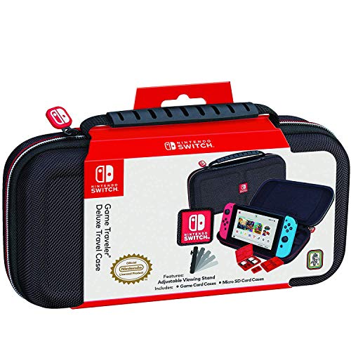 Capa de Viagem BIGBEN CONNECTED NNS40 (Nintendo Switch) Nintendo - Acessórios para console de jogo portátil - estojo, nintendo switch, poliéster, tecido rotim, compartimento cartões