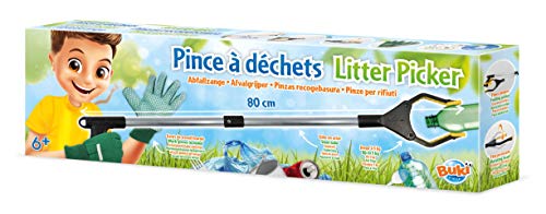 Pinça de coleta de lixo BUKI FRANCE BN013 BUKI FRANCE - Ferramentas de recolha - coleta lixo, cabeçote giratório, agarrar objetos, luvas de trabalho