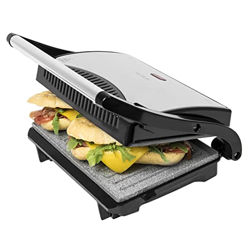 Grelhador de Placas Cecotec Rockngrill Stone 700W Cecotec - Torradeiras e grelhadores - grelhador, placas, cecotec, rockngrill, stone, 700W