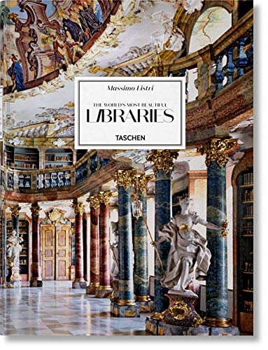 Livro Massimo Listri: The World'S Most Beautiful Libraries de Various (Inglês) Taschen - Livros - livros, bibliotecas, conhecimento, imaginação