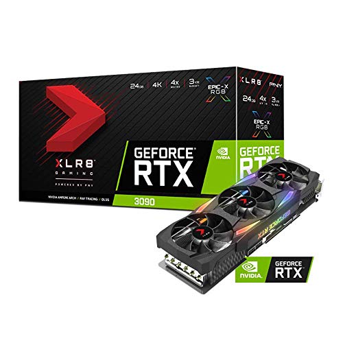 Placa Gráfica PNY GeForce RTX 3090 Gaming EPIC-X (NVIDIA - 24 GB DDR6X) PNY - Placas e adaptadores de vídeo - placa grafica, pny, geforce rtx 3090, gaming epic-x, nvidia, 24 gb ddr6x