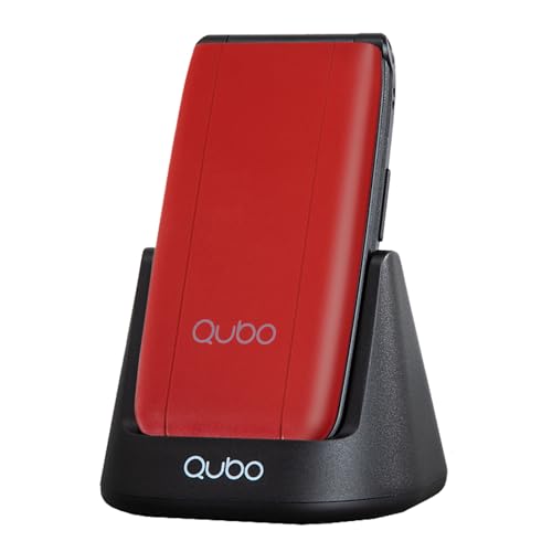 Telemóvel Sénior QUBO Flip (2.4'' - Vermelho) QUBO - Telemóveis - sénior, 2.4 polegadas, vermelho