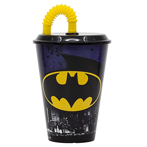 Garrafa Reutilizável BATMAN (430 Ml) (Idade Mínima Recomendada: 3 anos) Stor - Porta-alimentos e bebidas - reutilizável, 430 ml, plástico alimentar, Batman