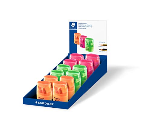 Caixa de Arrumação STAEDTLER 512 60 F-S Staedtler - Afia-lápis - caixa de arrumação, staedtler, preto, azul, plástico