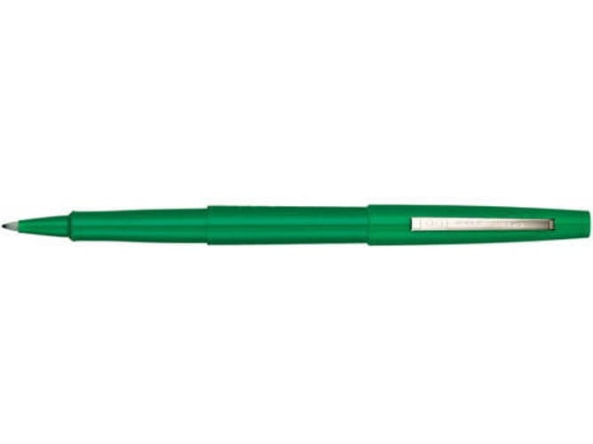 Esferográfica PAPERMATE Flair Ponta Média Verde Papermate - Canetas - ponta média, 1,0mm, cor verde, plástico transparente