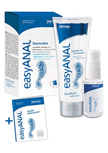Lubrificante EASYANAL Set Lubricante + Relaxante Anal (100 ml) EASYANAL - Cuidados pessoais - lubrificante, relaxante, 100 ml, alívio