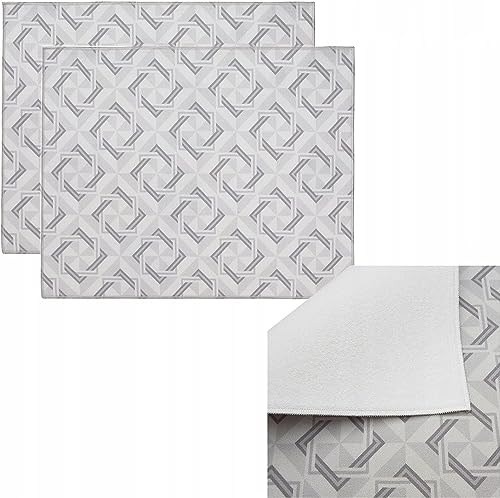 Conjunto de 2 Almofadas de Secagem HAMUR HOME MF-54 Tuva Home - Escorredores de louça e tabuleiros de escorrer - 2 almofadas, secagem rápida, poliéster, decorativa