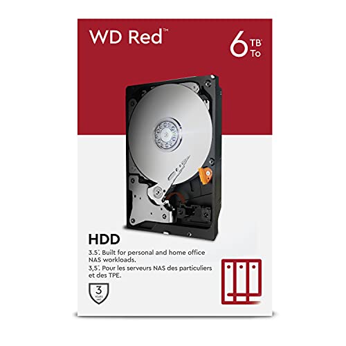 Disco HDD Interno WESTERN DIGITAL WD Red (6 TB - SATA III - 5400 RPM) Western Digital - Discos rígidos - 6 tb, sata iii, 5400 rpm