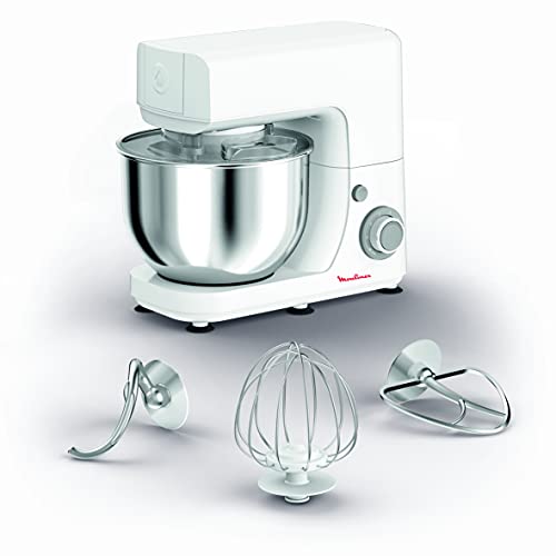 Batedeira MOULINEX MasterChef Essential (800 W - Inox) Moulinex - Batedeiras e liquidificadores - 800 w, 4,8L, 6 velocidades, inox
