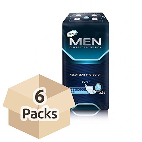 Compresas Tena Men Level 1 (144 un) (Recondicionado Como Novo) Tena - Banho e corpo - compresas, tena men, level 1, 144 unidades, recondicionado