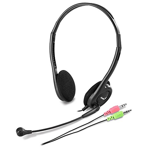 Auscultadores com Fio GENIUS HS-200C (On Ear - Microfone) Genius - Fones de Ouvido com Microfone - auscultadores, fio, genius hs-200c, on ear, microfone