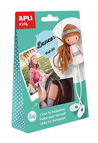 Kit de Artesanato para Crianças APLI Kids 10003 Apli kids - Kits de artesanato de brinquedos - manualidades, instruções, bailarina, crianças