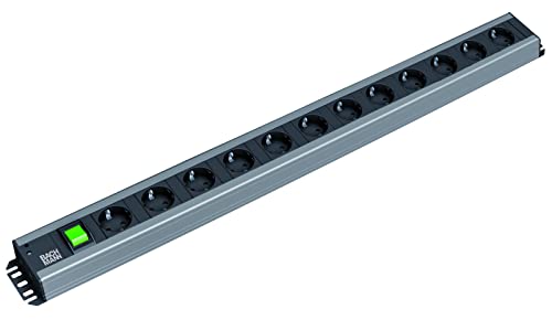 Bachmann 300.005 PDU 2U Preto, Cinzento 12 tomada(s) CA Bachmann - Fios e cabos elétricos - 2U, preto, cinzento, 12 tomadas