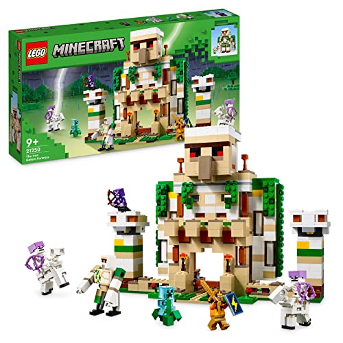 LEGO Minecraft: The Iron Golem Fortress - 21250 (Idade Mínima Recomendada: 8 anos) LEGO - Blocos de encaixe - lego, minecraft, Iron Golem, Fortress, 21250