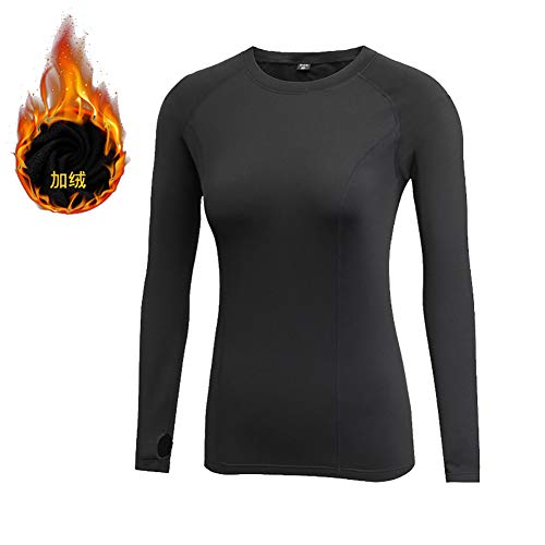 T-shirt para Mulher DAOBABW Preto para Fitness (L) DaobaWOMEN - Roupa - preto, fitness, mulher