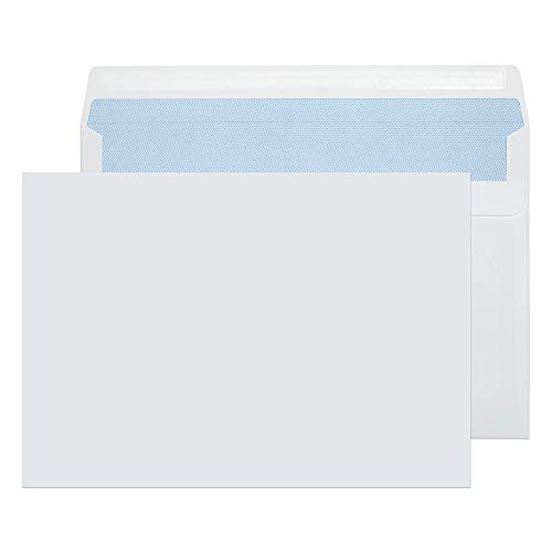 Caixa de Envelopes Autocolantes PURELY EVERYDAY Branco Blake Envelopes - Envelopes - autocolantes, branco, vários tamanhos, fecho
