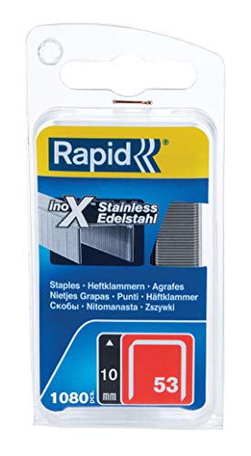 Agrafos de Fio FINO RAPID 40109511 (1000 peças) Rapid - Grampos industriais - fino, inox, 53/10 mm, 1000 peças