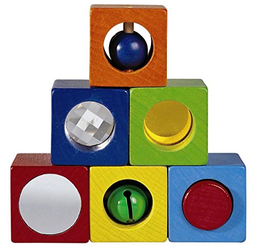 Brinquedo Didático HAHA Wooden Sound Blocks HABA - Blocos de madeira - didático, blocos de som, brinquedo, estimular curiosidade