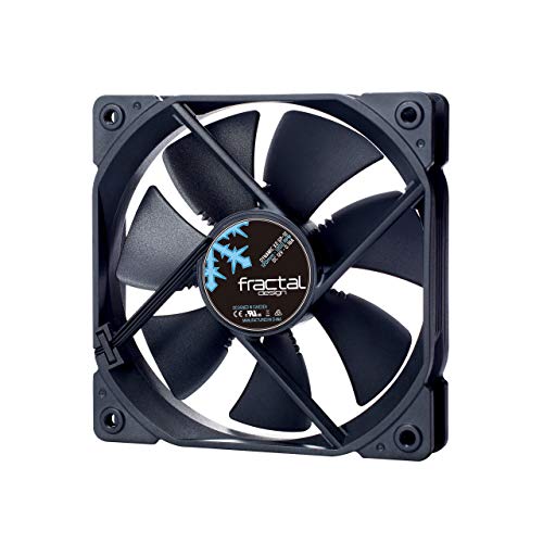 Ventoinha FRACTAL DESIGN Dynamic X2 GP-12 PWM Fractal Design - Peças de refrigeração de sistema de computador - 1,2 cm, pwm, preto, branco