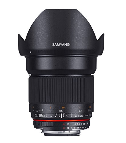 Objetiva SAMYANG 16mm F2.0 ED AS UMC CS para Sony Samyang - Lentes de câmera - 1,6mm, f2.0, sony, manual