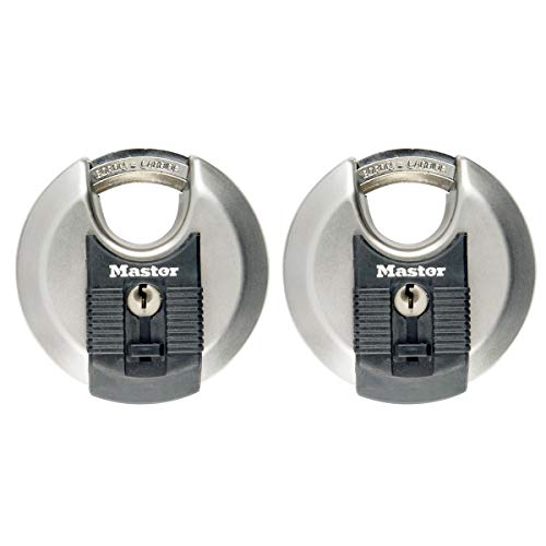Cadeado MASTER LOCK M40EURT (Aço Inoxidável) Master Lock - Fechaduras e chaves - aço inoxidável, resistência aumentada, 4 pinos, dobrá barra de bloqueio