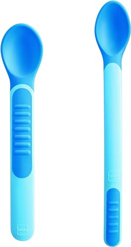 Talheres para Bebé MAM (Azul - Plástico) MAM - Talheres - azul, plástico, utensílios de mesa